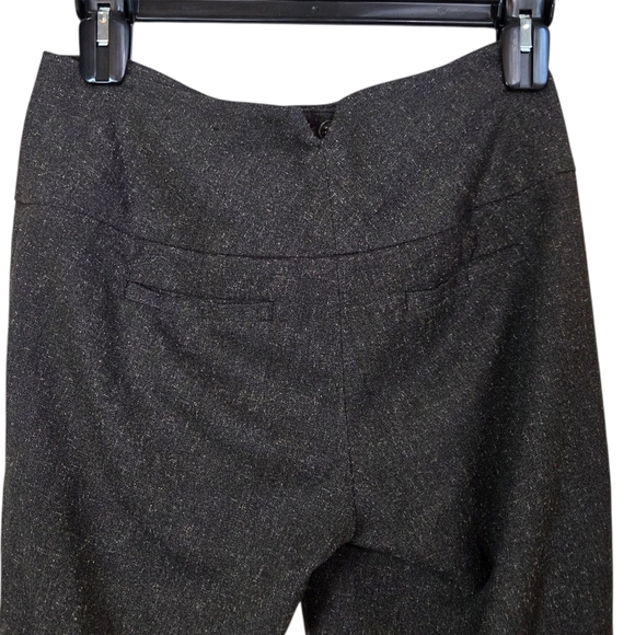 Smart Set Brown Flecked High Waist  Wide Leg Pants Size 6 - Picture 4 of 6